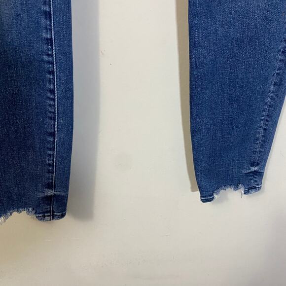 MOTHER High Waisted Looker Ankle Chew Jeans Just Like The Ones We .. Wash Sz 28 - Picture 3 of 16